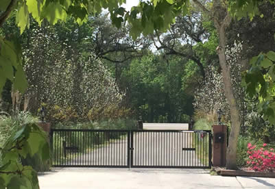 Beautiful view of driveway from kennel with double gated easy access from US 1 N St. Augustine FL